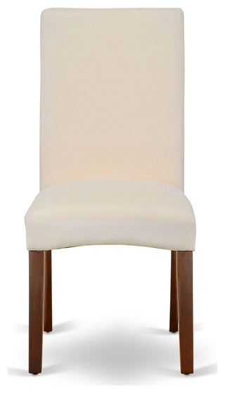 5Pc Rectangle 42/53.5" Dinette Table, 12 In Leaf, Four Chair, Cream