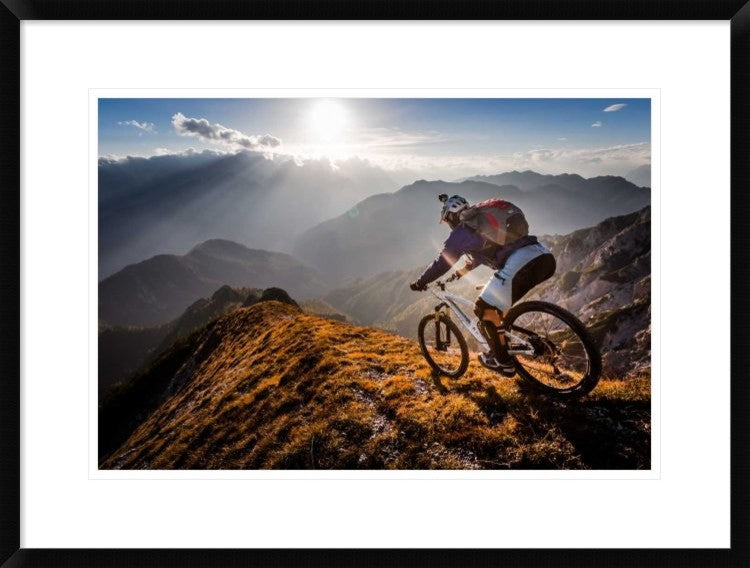 "The Call Of The Mountain" Framed Digital Print by Sandi Bertoncelj, 30x22"