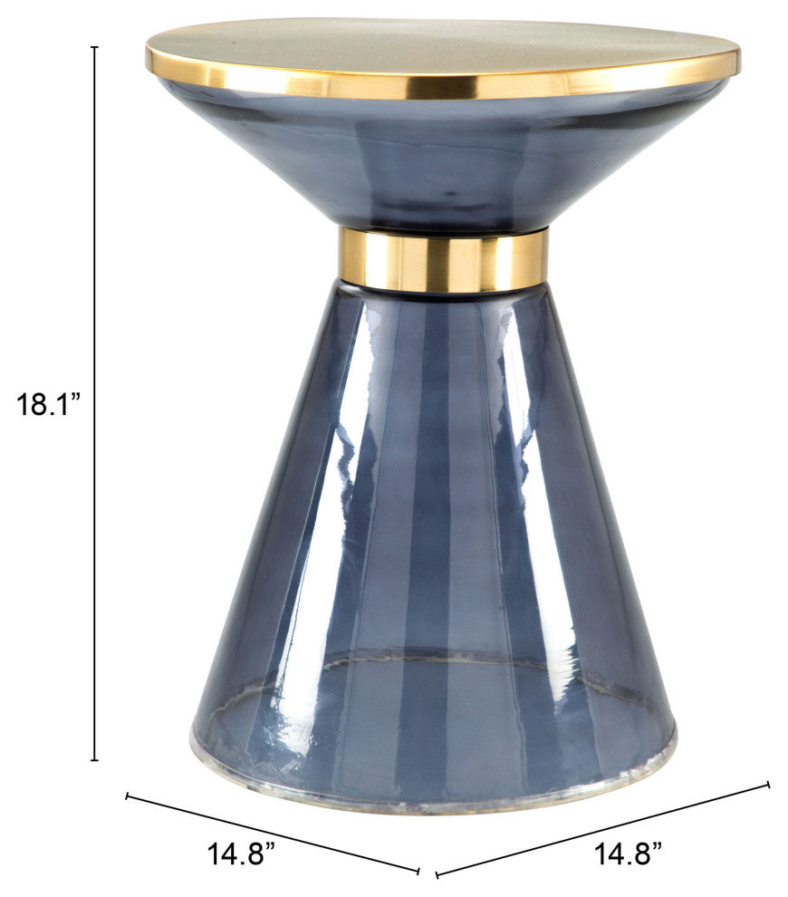Apollo Side Table Blue