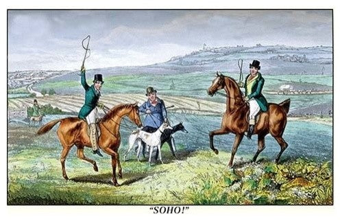 Horsemen Greeting- Canvas Poster 20" x 30"