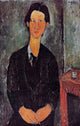 Amedeo Modigliani Portrait of Chaim Soutine, 18"x27" Wall Decal