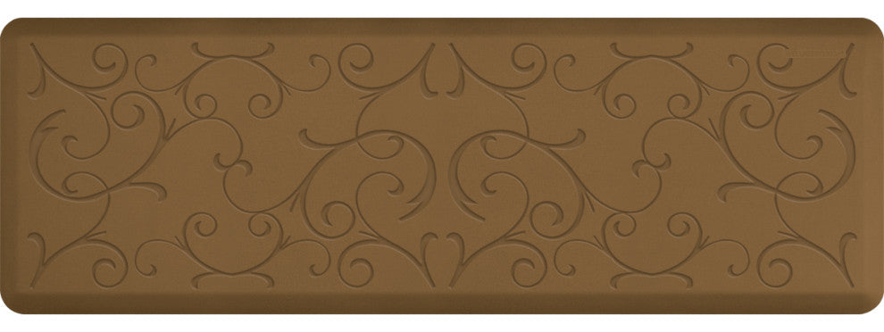 WellnessMats Premium Anti-Fatigue Mat Bella Collection, Tan, 72"x24"
