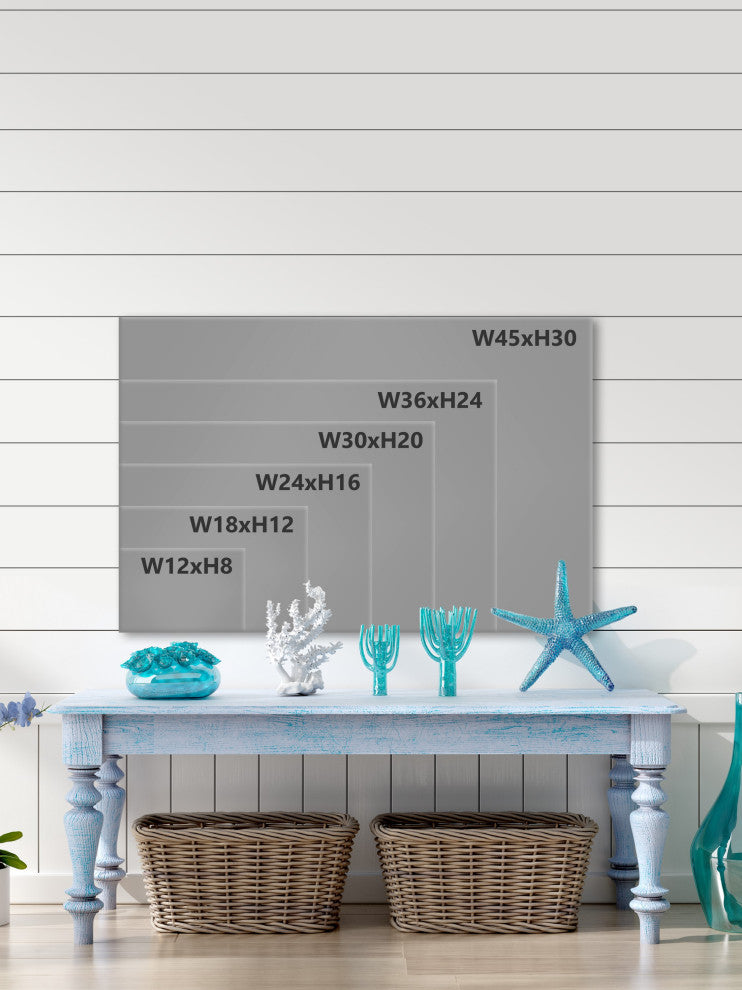 "Watching the Waves" Framed Painting Print, 12x8