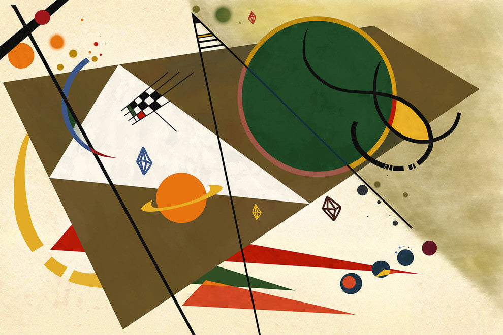 "Space Unravelled" Painting Print on Canvas