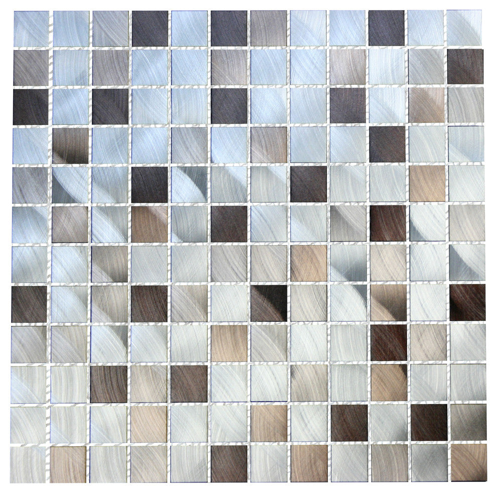 Legion Furniture 11.75"x11.75" Seashell Aluminum Tile