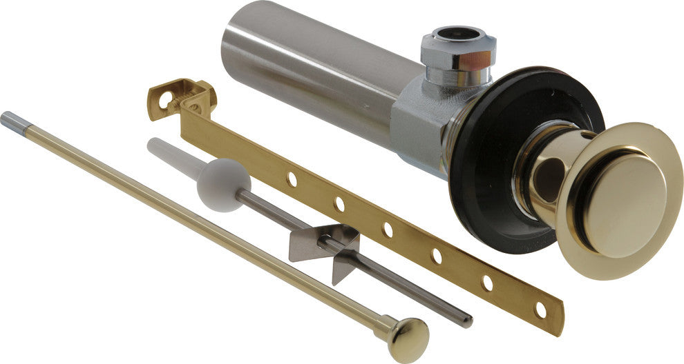 Delta Metal Drain Assembly, Polished Brass