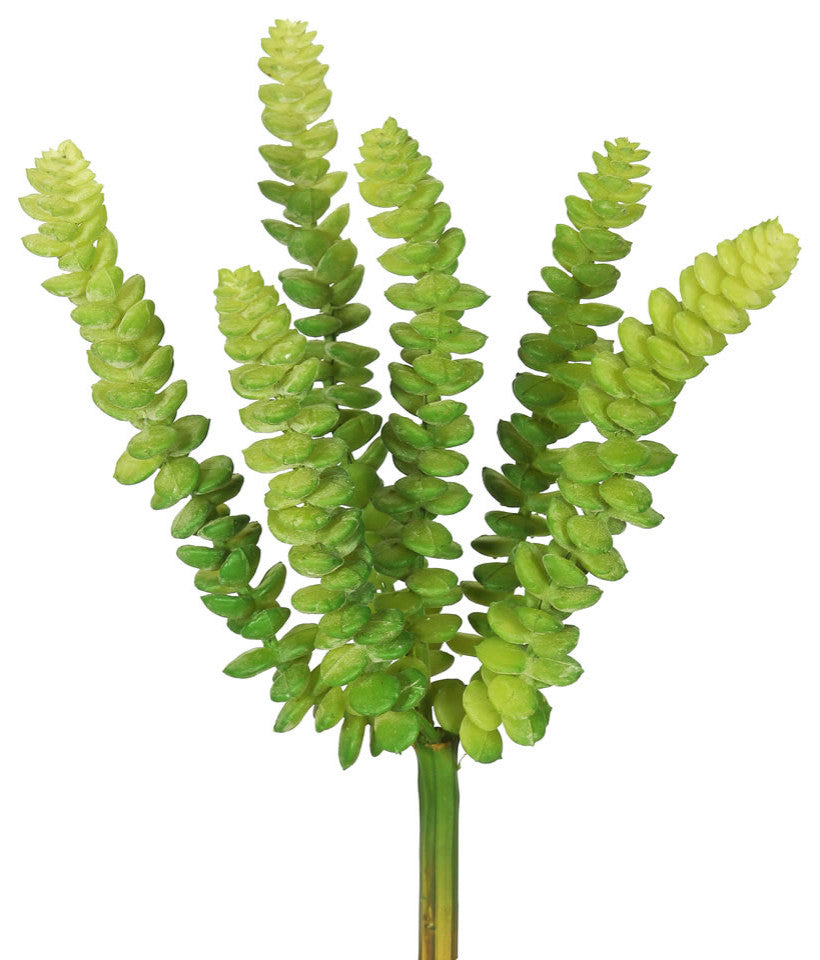 Vickerman Fa170201 10" Artificial Soft Plastic Green Mini Plants