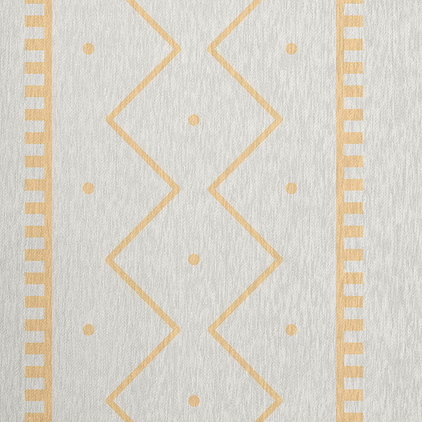 Mudcloth Spring Chenille Rug, Corn Yellow, 5'x7'