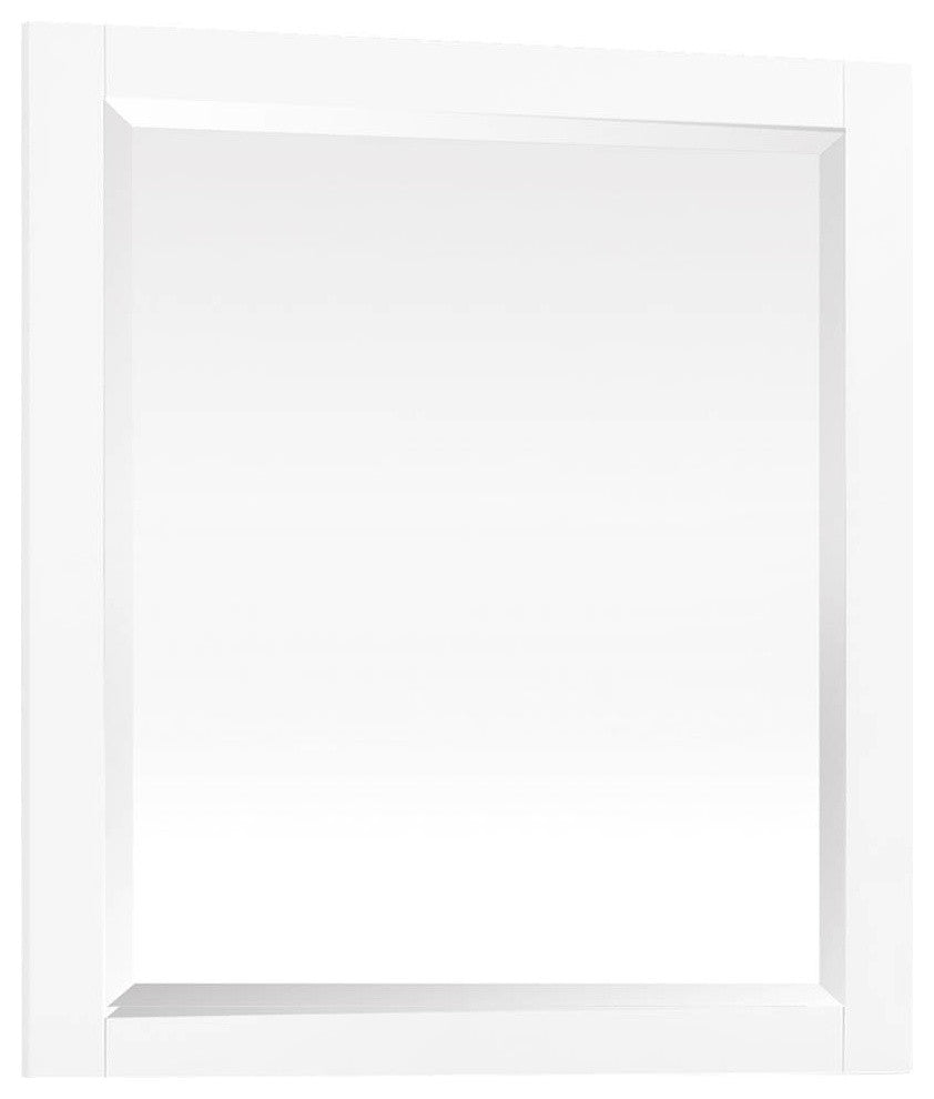 Azzuri Riley 28" Mirror, White