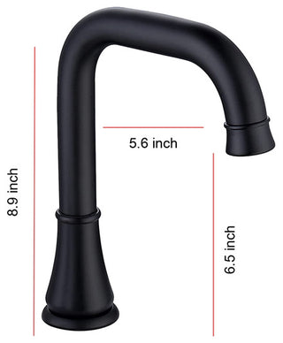 Bathselect Commercial Touchless Sensor Faucet Matte Black