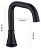 Bathselect Commercial Touchless Sensor Faucet Matte Black