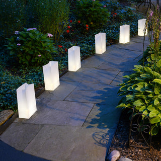 Battery Operated Warm White LED Lights, Set of 6