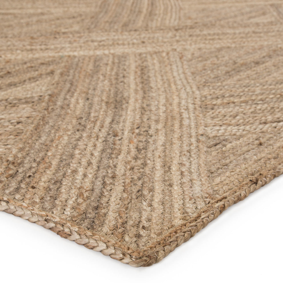 Jaipur Living Vero Natural Trellis Beige Runner Rug 3'X12'