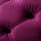 GDF Studio Provence TModern Glam Tufted Velvet Ottoman Bench, Purple
