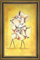 Paul Klee Siblings - 18" x 27" Framed Premium Canvas Print
