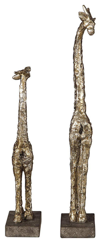 Uttermost Masai Giraffe Figurines, S/2