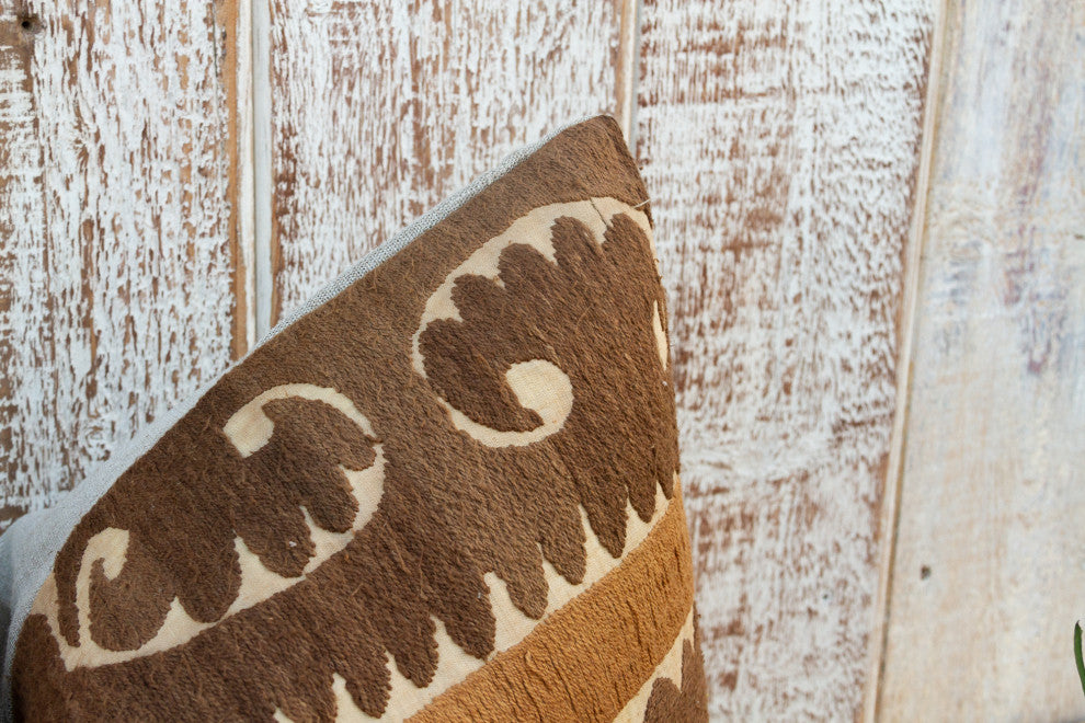 Olma Thuja Suzani Lumbar Pillow