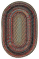 Portland Braided Oval Rug, Medium Blue, 2'3"x9' Runner