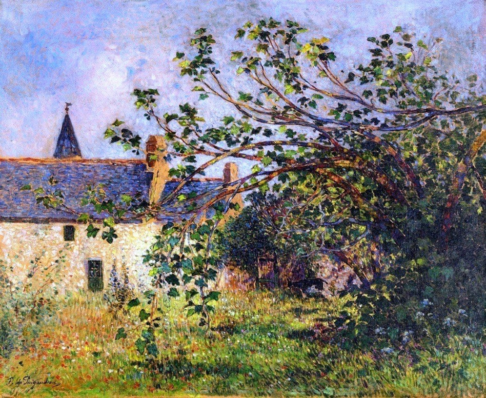 Ferdinand Du Puigaudeau Fig Tree at Kervaudu, 20"x25" Wall Decal