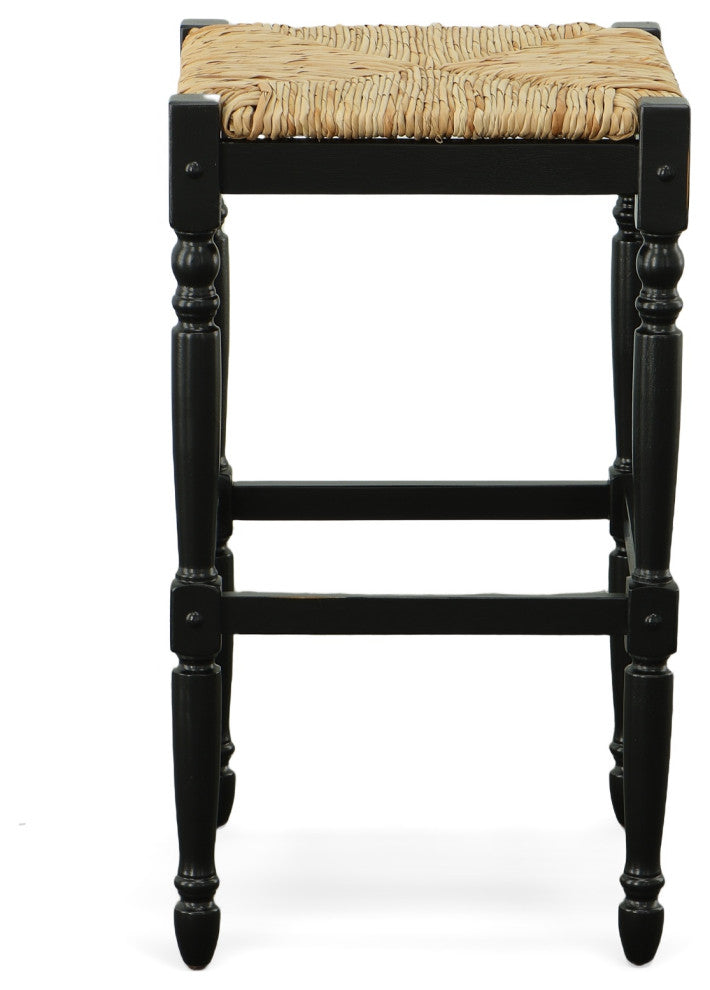 Thomasville Rta 29" Bar Stool, Antique Black