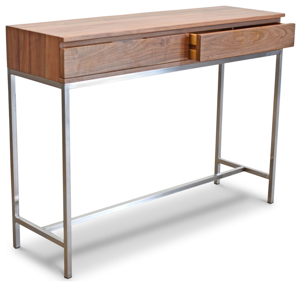 Soho Small Console Table, Walnut