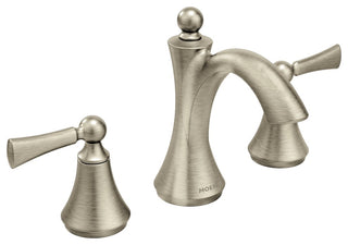Moen Wynford 2-Handle High Arc Bathroom Faucet, Brushed Nickel