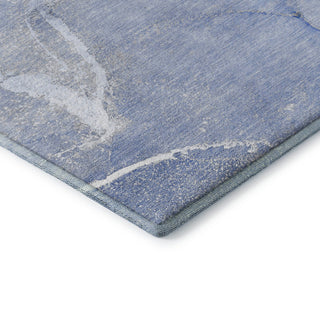 Premium Machine Washable Mayfield AMF510 Blue 2'3" x 7'6" Runner Rug