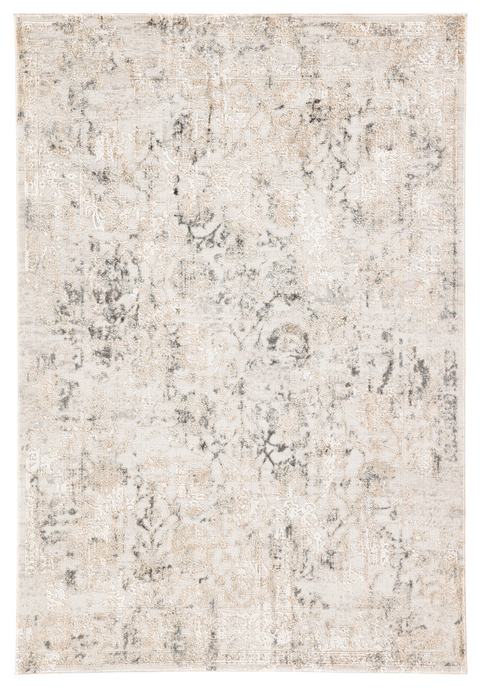 Jaipur Living Clara Floral Gray Area Rug 3'11"X5'11"