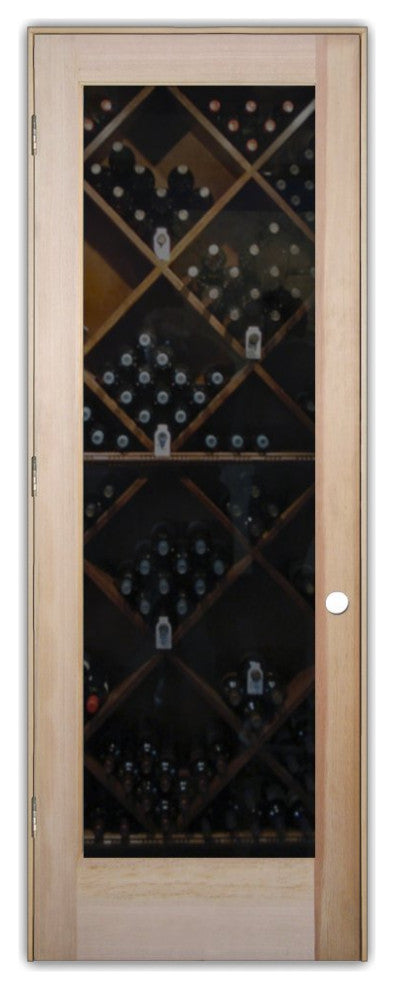 Wine Door - Grape Cluster Grape Ivy - Douglas Fir (stain grade) - 30" x 80"...