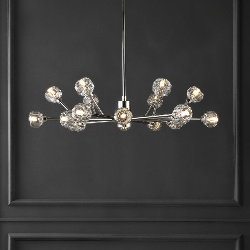 Safavieh Couture Breyer Crstal Chandelier Nickel