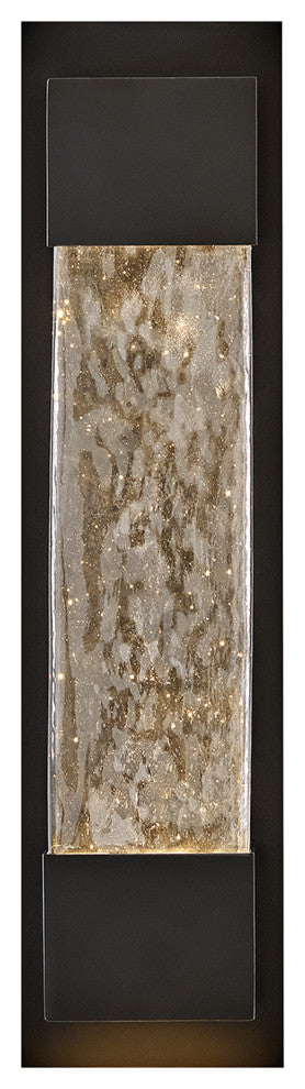 Hinkley Rune Medium Wall Mount Lantern, Black