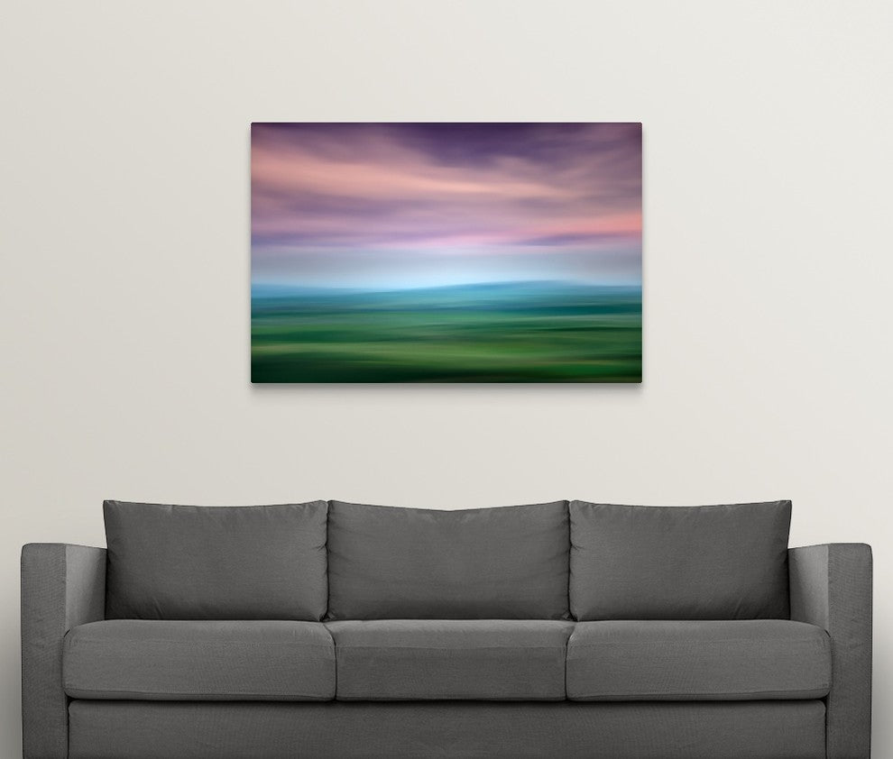 "Hazy Palouse Evening" Wrapped Canvas Art Print, 48"x32"x1.5"