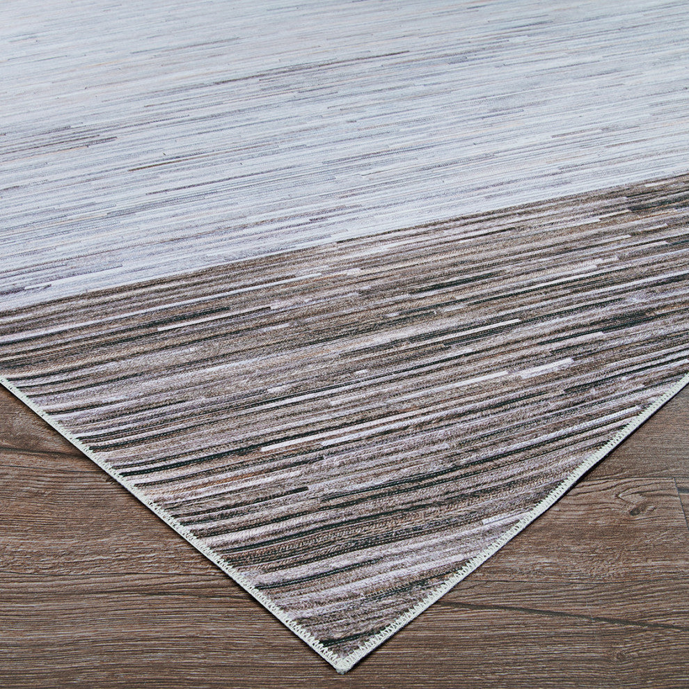 Couristan Prairie Windswept Bark-Grey Area Rug, 2' X 3'7"