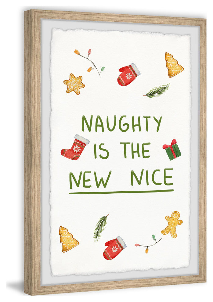 "Naughty but Nice" Framed Painting Print, 8x12
