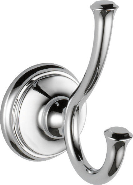 Delta Cassidy Double Robe Hook, Chrome, 79735