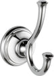 Delta Cassidy Double Robe Hook, Chrome, 79735