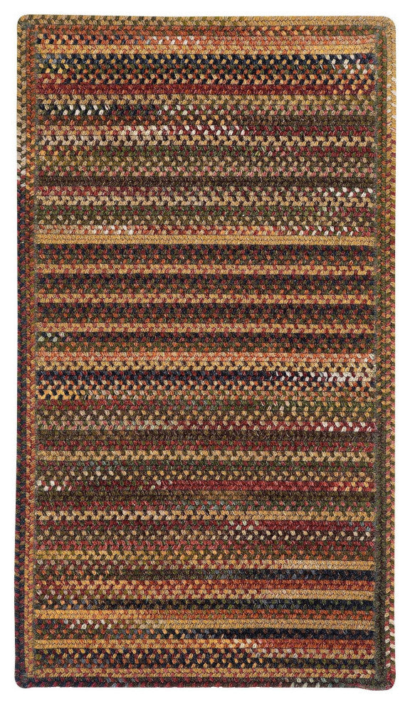 Capel Kill Devil Hill Multi 0210_900 Braided Rugs - 7' 6" X 7' 6" Cross Sewn Rec