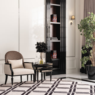 La Francaise Nesting Tables Set of 3 Black Ice