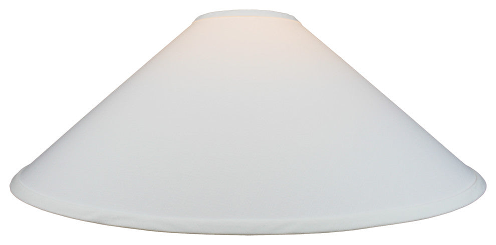 Fenchel Shades 5"x23"x12" Spider Attachment Empire Lamp Shade, Linen White