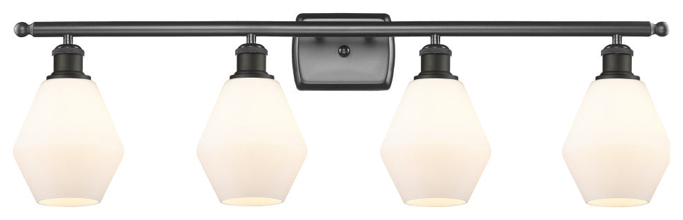 Innovations 516-4W-OB-G651-6 4-Light Bath Vanity Light, Oil Rubbed Bronze