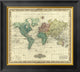 "World on Mercators Projection, 1823"  by Henry S. Tanner, 20x18"