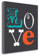 "Love" By Tamara Robinson, Giclee Print on Gallery Wrap Canvas, Ready to Hang