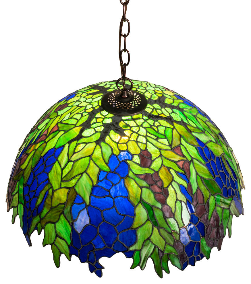 22 Wide Tiffany Honey Locust Pendant
