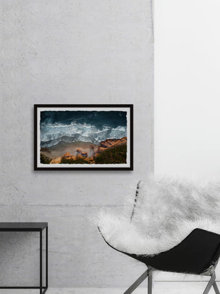 "Backpackers Hideaway" Framed Painting Print, 18x12