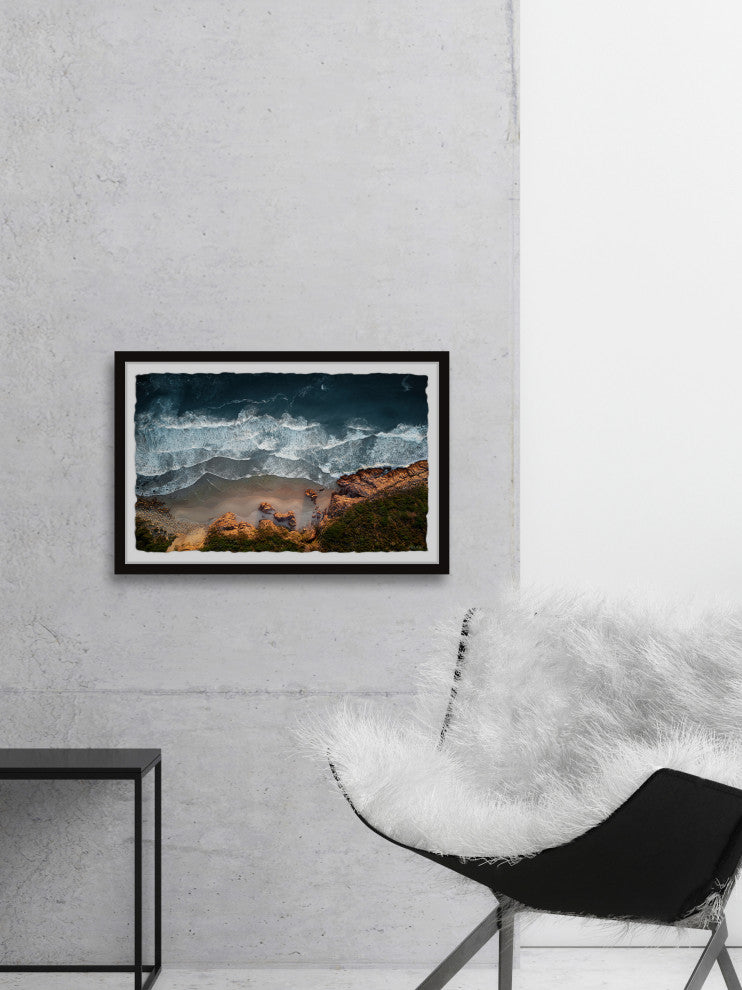 "Backpackers Hideaway" Framed Painting Print, 18x12
