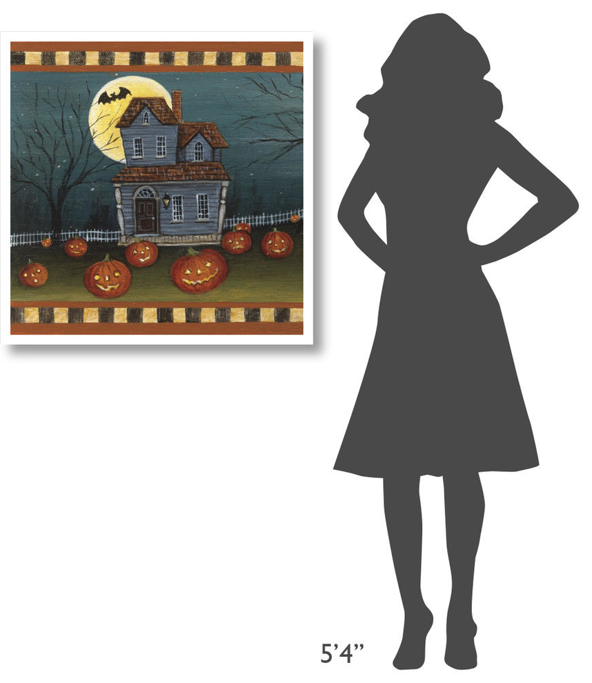 "Halloween Eve" Digital Paper Print by David Carter Brown, 32"x32"