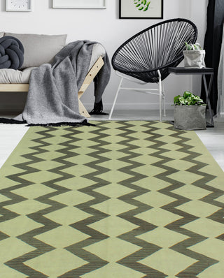 Winchester Flatweave Colleen Beige/Brown Rug, 6'10 x 9'9