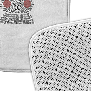 34" x 21" Bunny Triplets Bathmat, Ocean Abyss Green