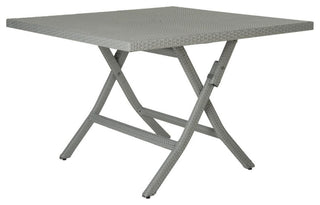 Safavieh Samana Square Indoor-Outdoor Folding Table, Grey