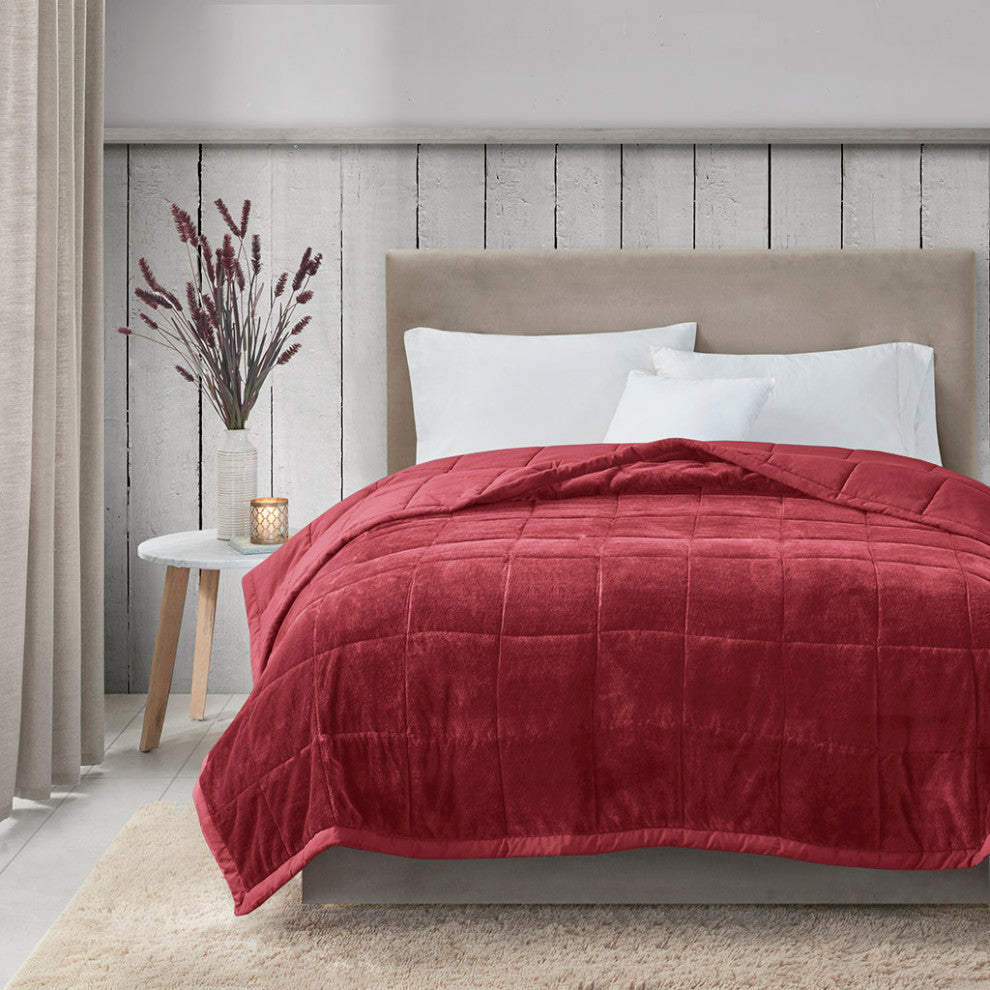 Madison Park Coleman Reversible Down Alternative Bedding Blanket